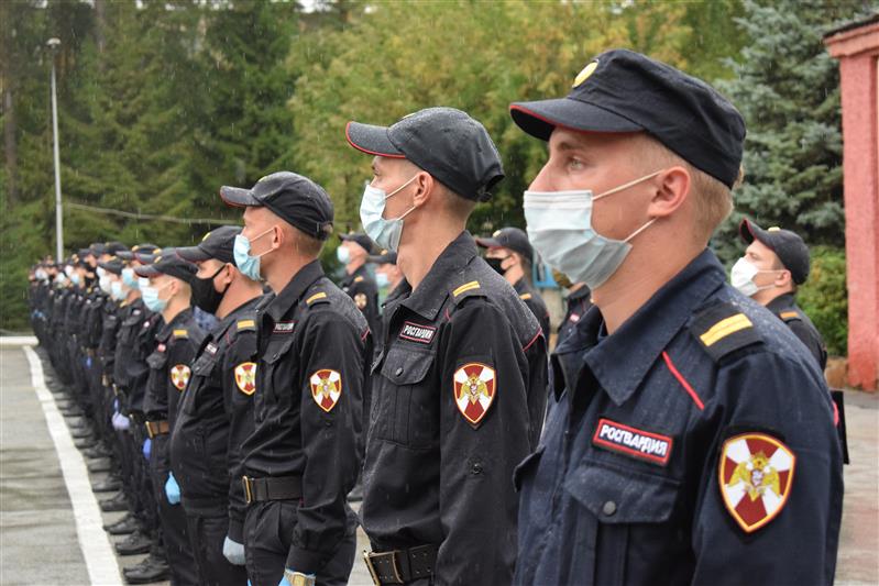 Росгвардейцы приступили к обучению в Центре профессиональной подготовки МВД России в Новосибирске