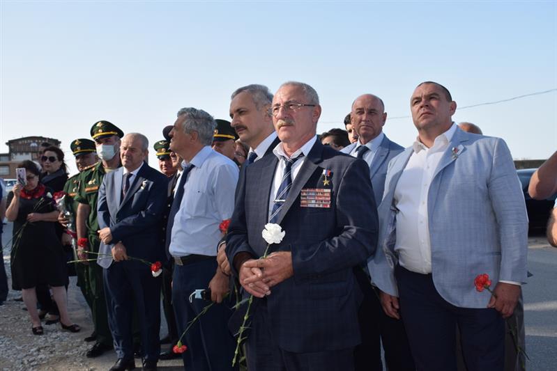 Начальник дагестанского управления Росгвардии принял участие  в открытии улицы Героя России Тулпара Мусалаева