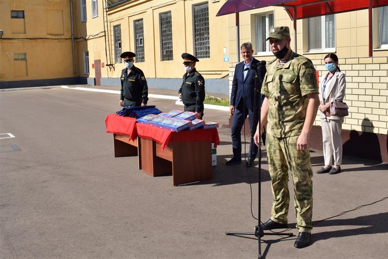 В казанском батальоне Росгвардии состоялось мероприятие, посвященное началу нового учебного года