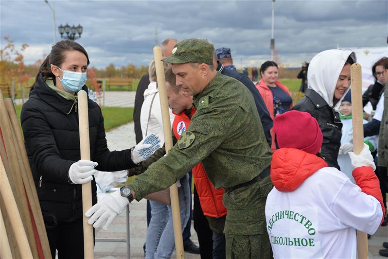 В Уральском округе Росгвардии присоединились ко Всероссийской акции  «Лес Победы»