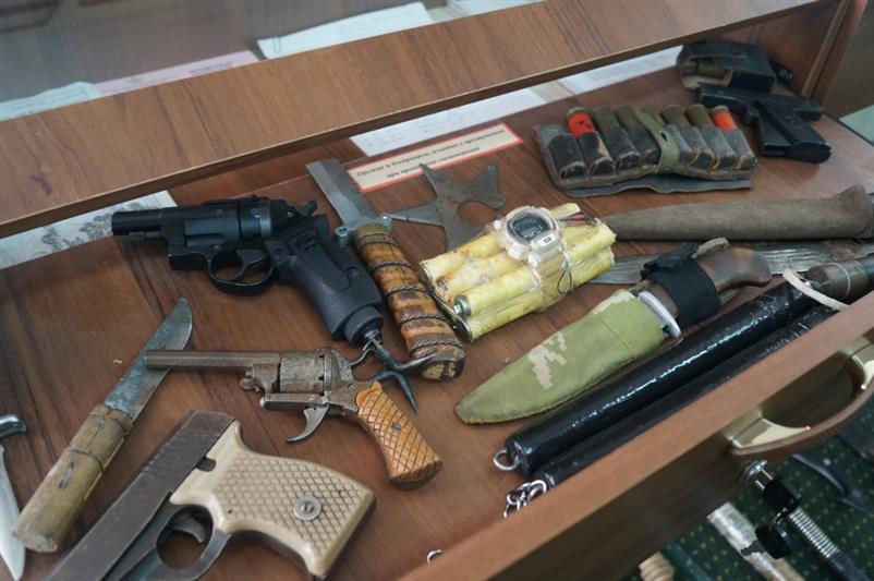 Журналист федерального информационного агентства  побывала в музее екатеринбургского  ОМОН Росгвардии