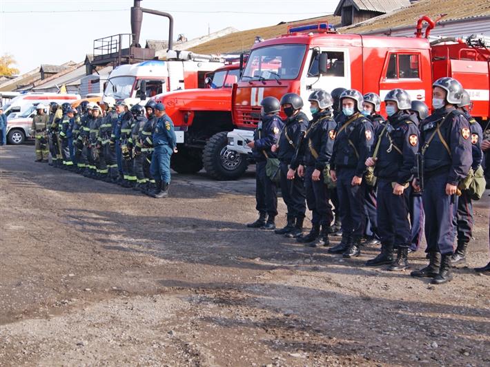 В Хакасии при участии росгвардейцев ликвидирована условная чрезвычайная ситуация