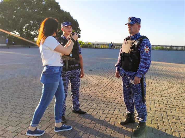 В Ставрополе сотрудники Росгвардии подготовили видеоролик ко Дню города и края (видео)
