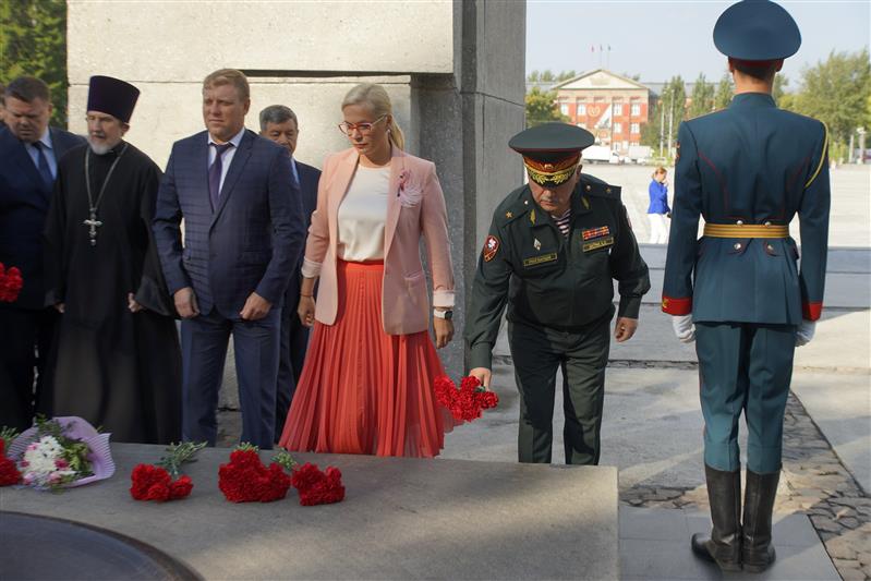 Представители Росгвардии приняли участие в торжественных мероприятиях в Новосибирске в годовщину окончания Второй мировой войны