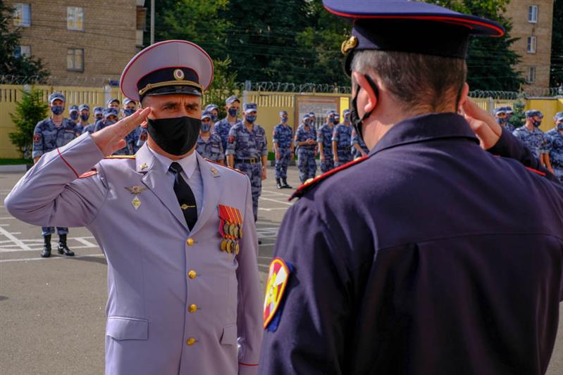 Столичная воинская часть по охране общественного порядка отметила 25-летие 