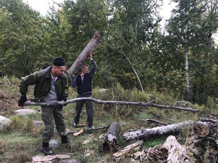 В Туве Росгвардия поддержала акцию «Зеленая Россия»