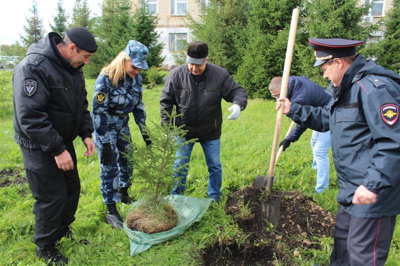 Ко всероссийской акции «Лес Победы» присоединились сотрудники Росгвардии  на Южном Урале 
