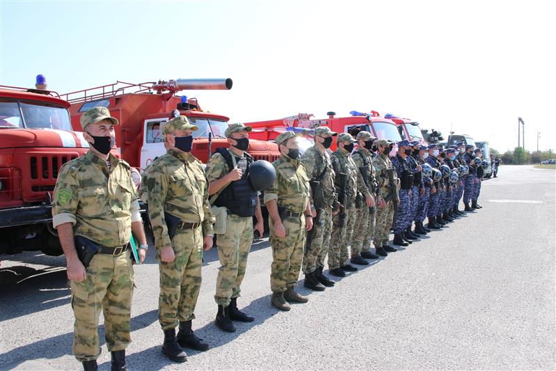 На Северном Кавказе Росгвардия приняла участие в межведомственных учениях по ликвидации последствий чрезвычайных ситуаций