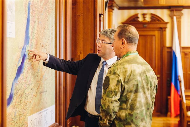 Директор Росгвардии генерал армии Виктор Золотов  находится с рабочим визитом в Республике Бурятия