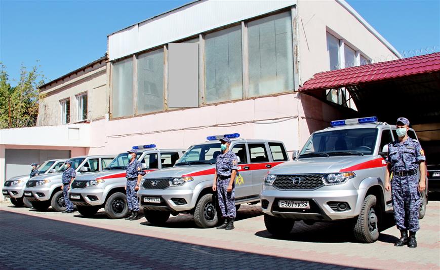 Крымские подразделения вневедомственной охраны Росгвардии получили новые служебные автомобили