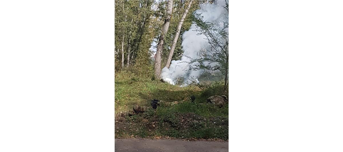 Красноярские сотрудники СОБР и военнослужащие взвода спецподразделения «Росомаха» Росгвардии провели сбор с допризывной молодежью