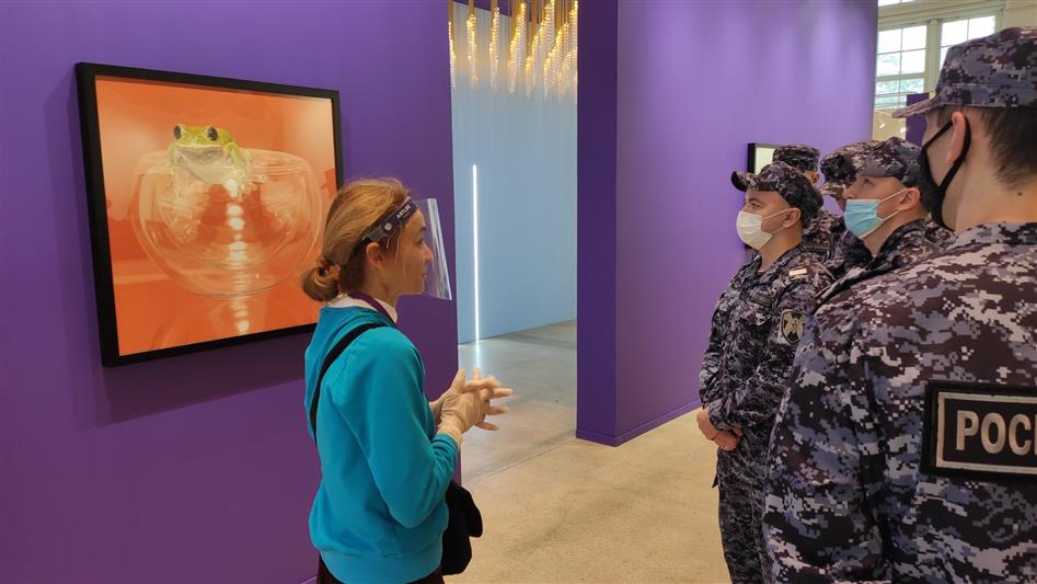 Столичные  росгвардейцы посетили интерактивный фестиваль ARTlIFE 2020 в Манеже