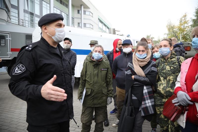 Для участников курсов экстремальной журналистики «Бастион» организован «День Росгвардии» 