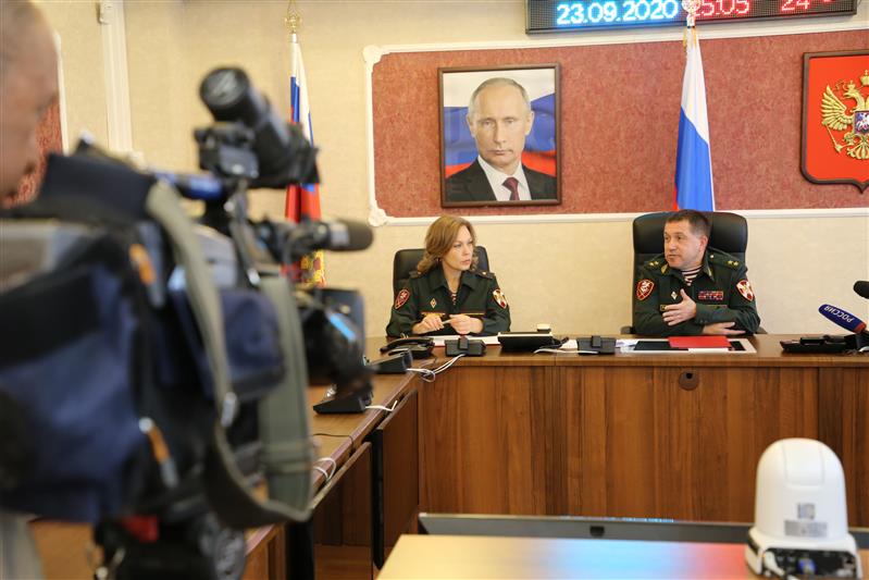 В Пятигорске состоялась пресс-конференция командующего Северо-Кавказским округом Росгвардии