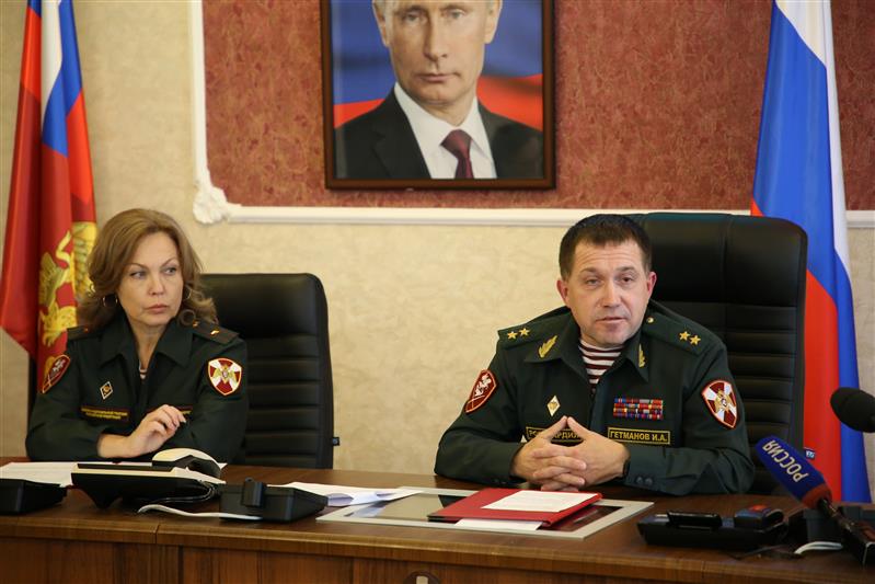 В Пятигорске состоялась пресс-конференция командующего Северо-Кавказским округом Росгвардии