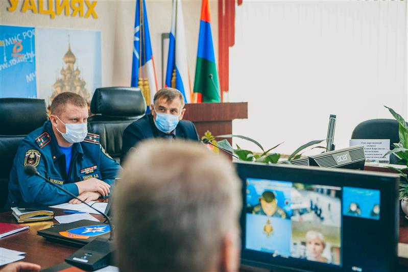 Карельские росгвардейцы приняли участие во всероссийских командно-штабных учениях МЧС России