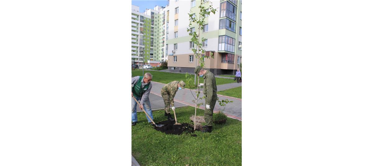 В Уральском округе Росгвардии проходят мероприятия в рамках акции «Лес Победы»