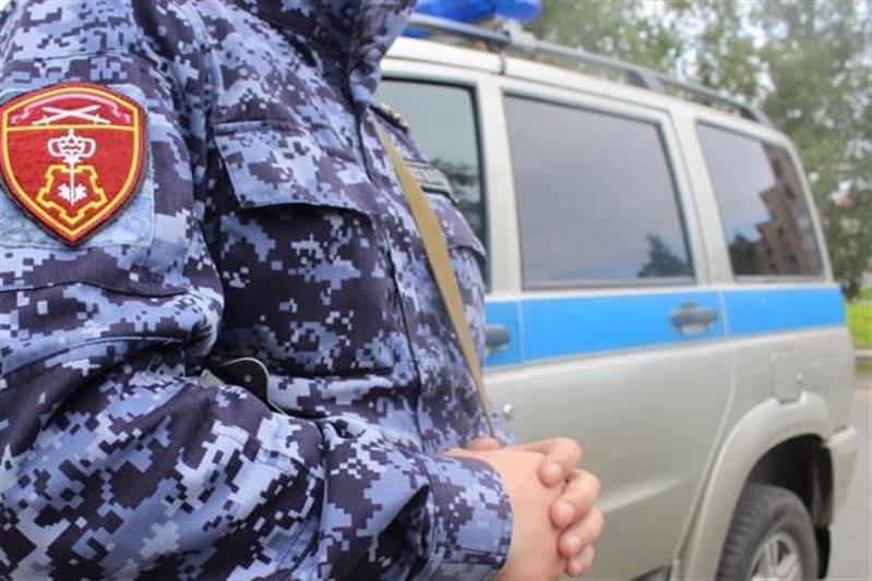 В Архангельской области сотрудники Росгвардии задержали разыскиваемый автомобиль 