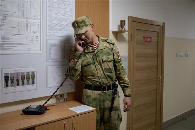 В Новосибирском военном институте Росгвардии проведена учебная эвакуация при пожаре