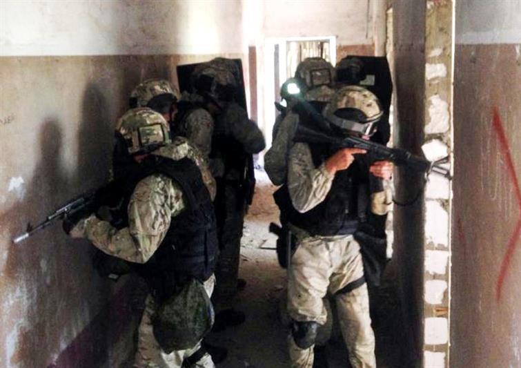 Журналисты волгоградского телеканала побывали на учении подразделений Росгвардии (Видео)