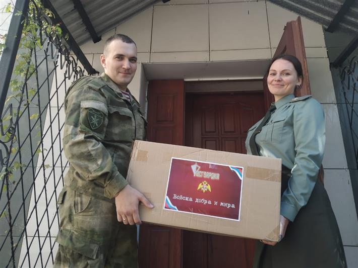 На Урале продолжается благотворительная акция «Росгвардия – войска добра и мира» 