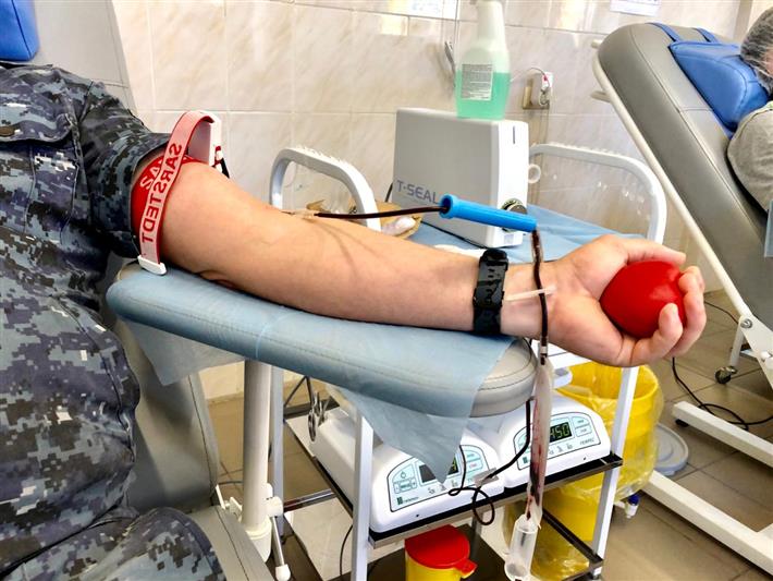 Севастопольские росгвардейцы сдали кровь во Всемирный день донора костного мозга