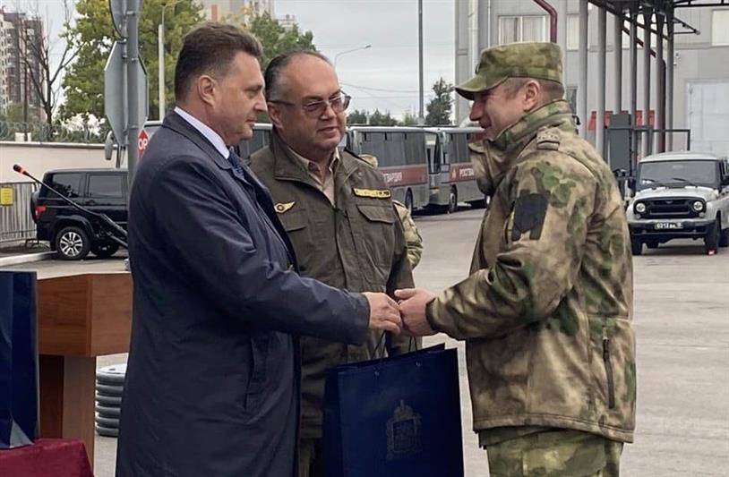 Военно-техническое общество поблагодарило военнослужащих Росгвардии за участие в бронепробеге «Дорога мужества»