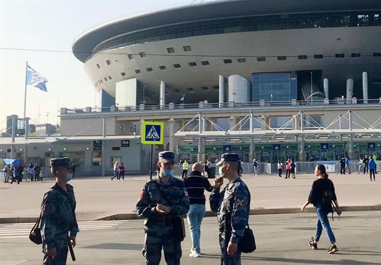 Сотрудники и военнослужащие Росгвардии обеспечили правопорядок при проведении футбольного матча Российской премьер-лиги