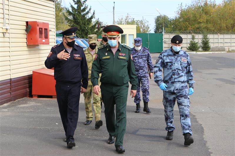 Командующий Центральным округом Росгвардии совершил рабочую поездку в Курскую область 