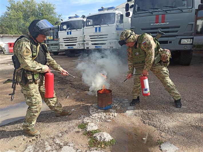 Росгвардейцы приняли участие в ежегодной всероссийской штабной тренировке по гражданской обороне