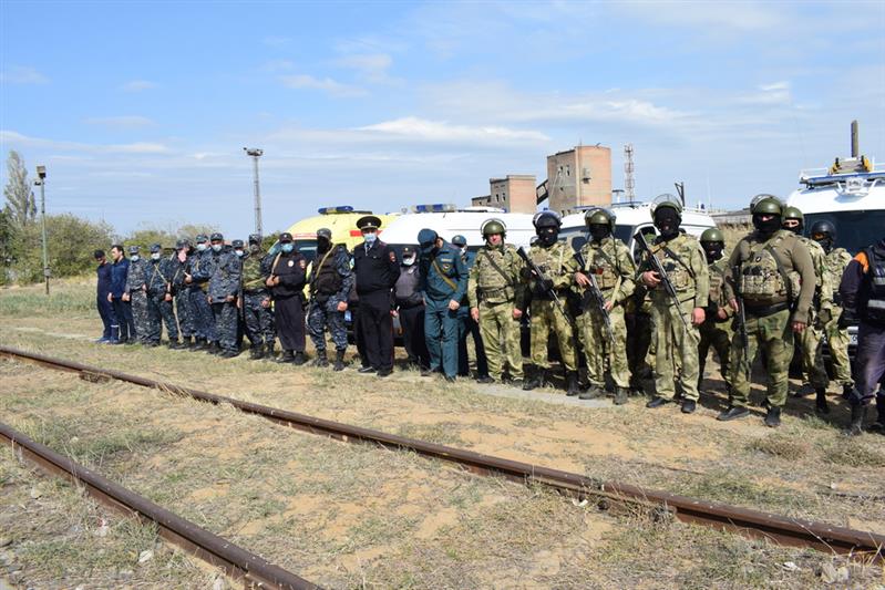 В Дагестане росгвардейцы приняли участие во всероссийских учениях по гражданской обороне