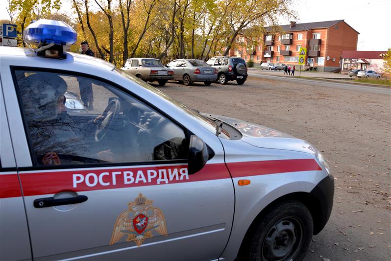 В Зауралье журналисты местного телеканала сняли сюжет об отличившихся сотрудниках Росгвардии 