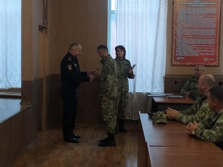 Во Владикавказе состоялось чествование сотрудников ОМОН, отличившихся при выполнении служебно-боевых задач