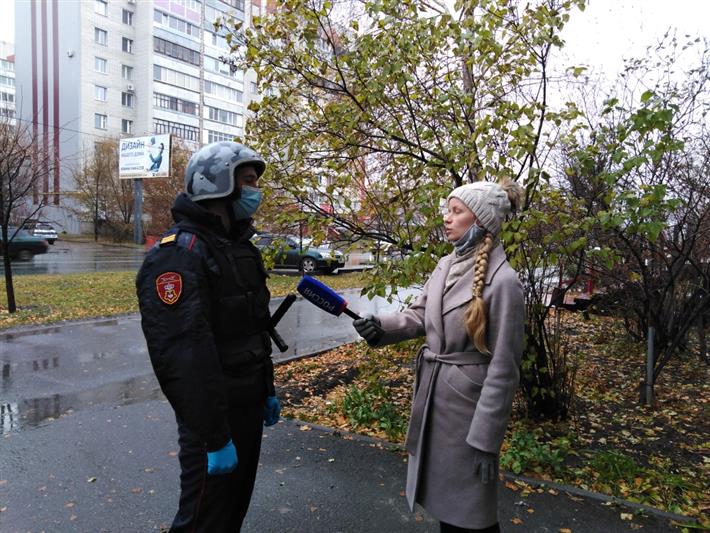 Корреспонденты  ГТРК «Курган» подготовили сюжет о служебных буднях сотрудников вневедомственной охраны Росгвардии