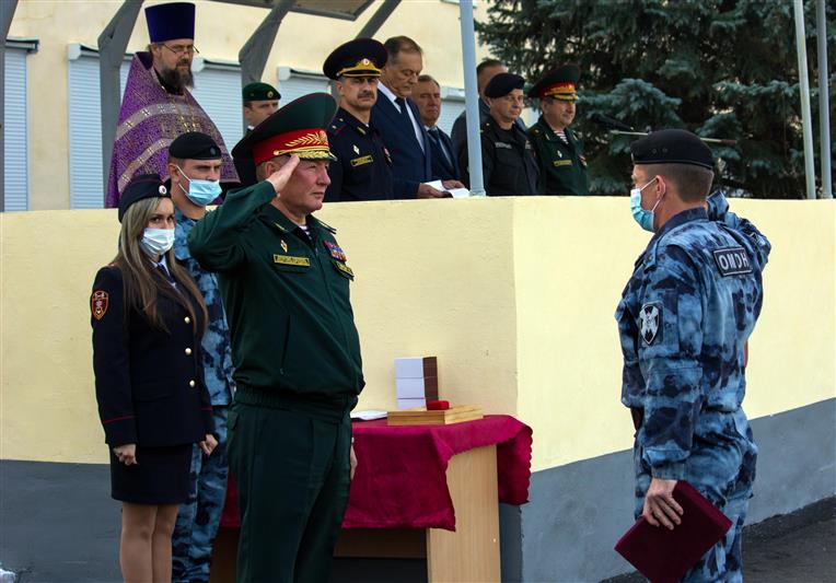 На территории спецподразделения Росгвардии в Саратове открыли часовню в память о погибших бойцах