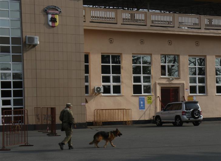 Росгвардия приняла участие в обеспечении правопорядка во время футбольного матча во Владикавказе