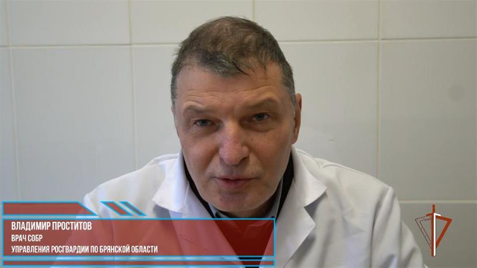 В Брянске росгвардейцы присоединились к областной акции «Спасибо медикам»