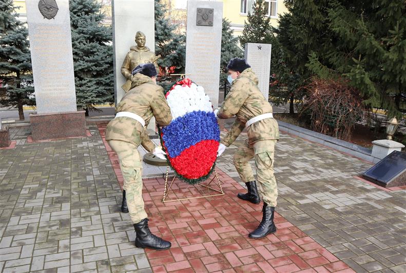 100-летие Ростовского батальона Росгвардии отмечают военнослужащие и ветераны подразделения