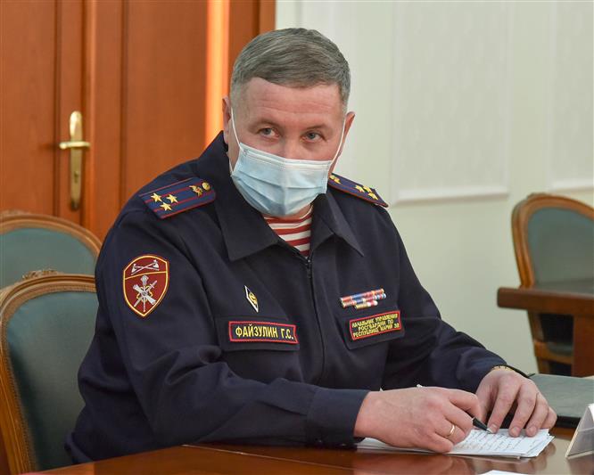 Первый заместитель командующего Приволжским округом Росгвардии проверил подразделения ведомства в Республике Марий Эл (видео)