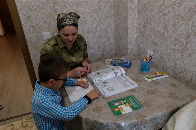 Журналисты ГТРК «Ингушетия» сняли сюжет о женщинах – военнослужащих Росгвардии
