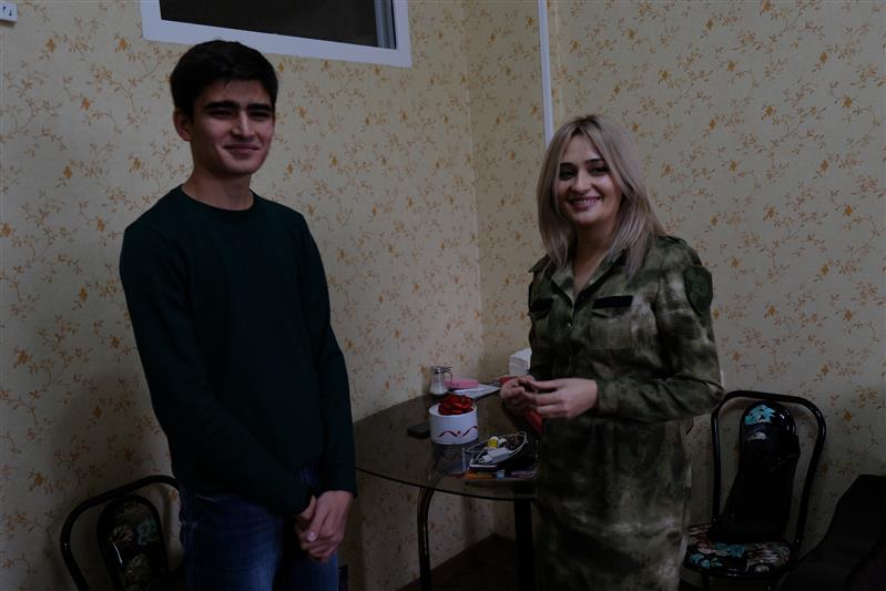 Журналисты ГТРК «Ингушетия» сняли сюжет о женщинах – военнослужащих Росгвардии