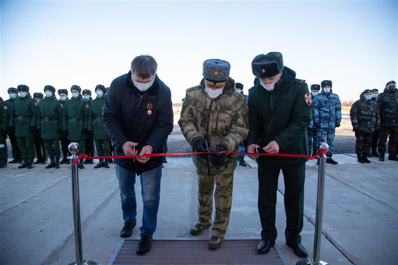 Открытие новой казармы состоялось в учебном центре полка Росгвардии в Дзержинске