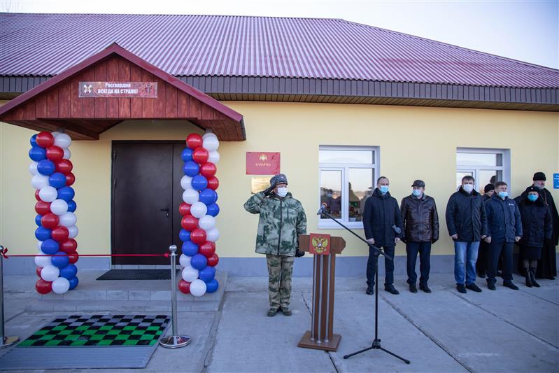 Открытие новой казармы состоялось в учебном центре полка Росгвардии в Дзержинске