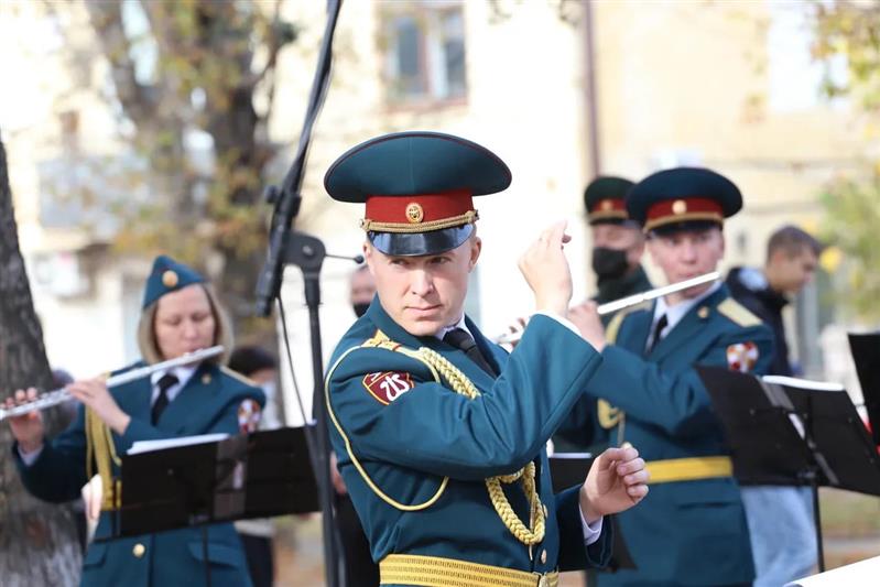 В Лермонтове оркестр  Росгвардии принял участие в акции "Капсула Памяти"
