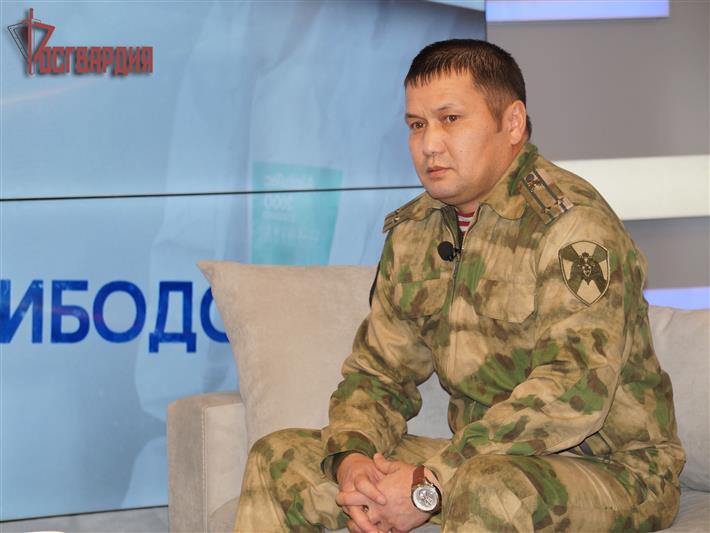 Командир ангарского полка оперативного назначения Росгвардии принял участие в телемарафоне «Спасибо, доктор!»