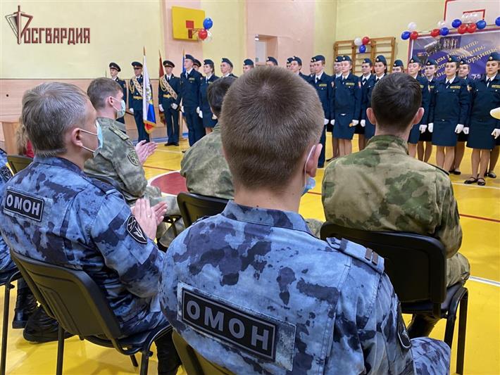 Воспитанники класса Росгвардии в Ангарске принесли торжественную клятву