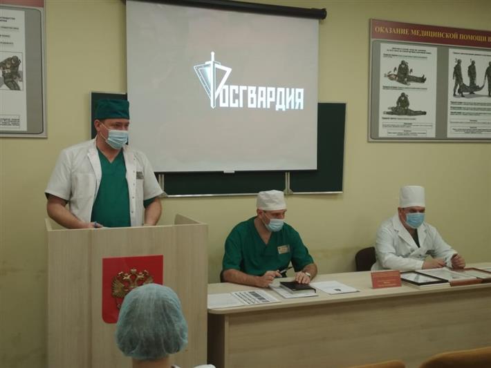 В 3-м военном госпитале Росгвардии подвели итоги уходящего года и поздравили врачей и пациентов с наступающими праздниками