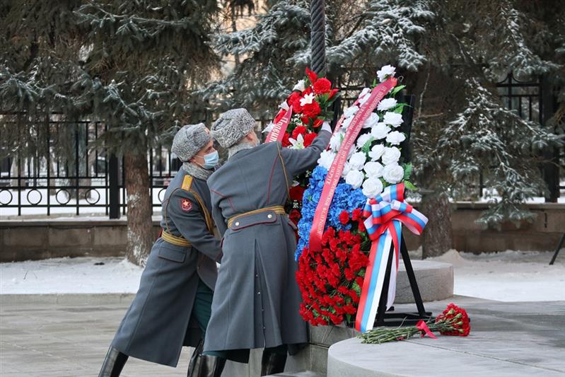 Первый заместитель командующего Уральским округом Росгвардии принял участие в памятном мероприятии по случаю дня рождения маршала Жукова