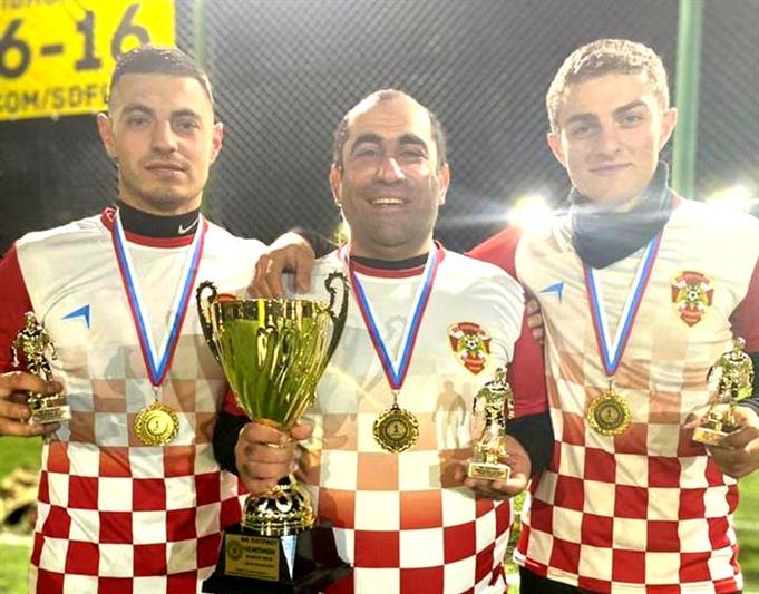 Военнослужащие сочинского полка Росгвардии стали чемпионами городской дворовой футбольной лиги