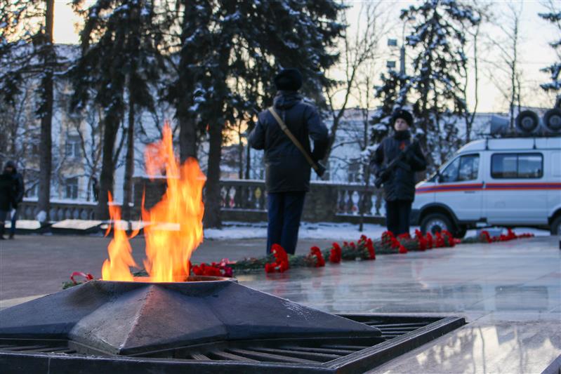 Росгвардейцы приняли участие в мероприятиях, посвященных годовщине освобождения Ставрополя от немецко – фашистских захватчиков